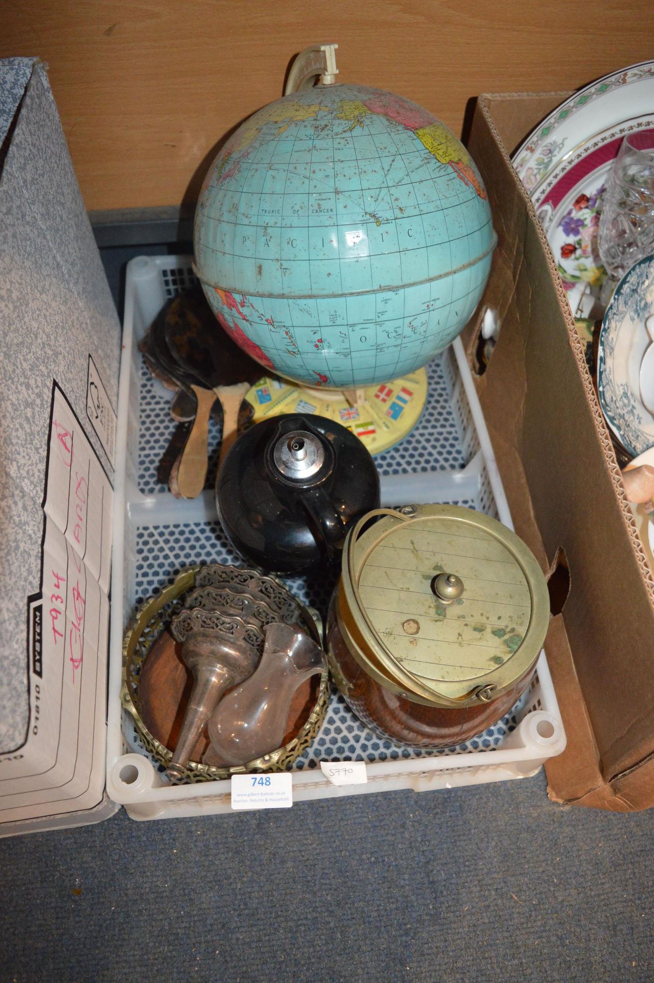 Globe and Other Assorted Items