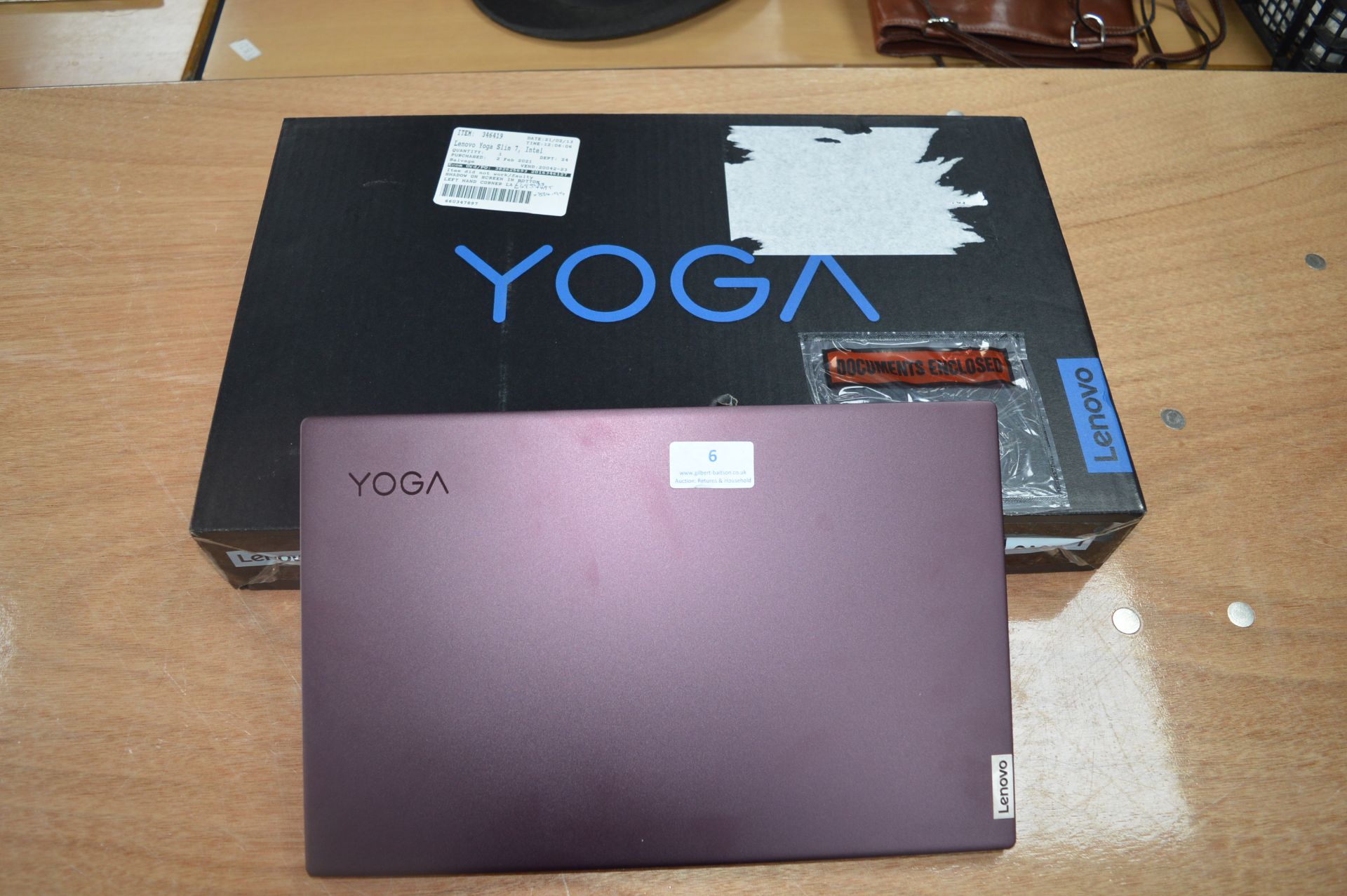 *Lenovo Yoga Slim 7 14" 8GB RAM, 512GB SSD