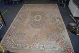 Empress Pink Floral Rug 9ft x 6ft