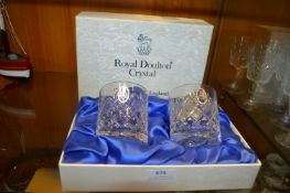 Royal Doulton Boxed Crystal Tumbler Set