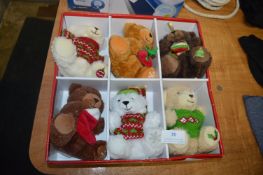 *6pc Plush Teddy Bear Collection