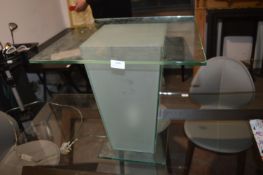 Glass Coffee Table with Internal Lighting