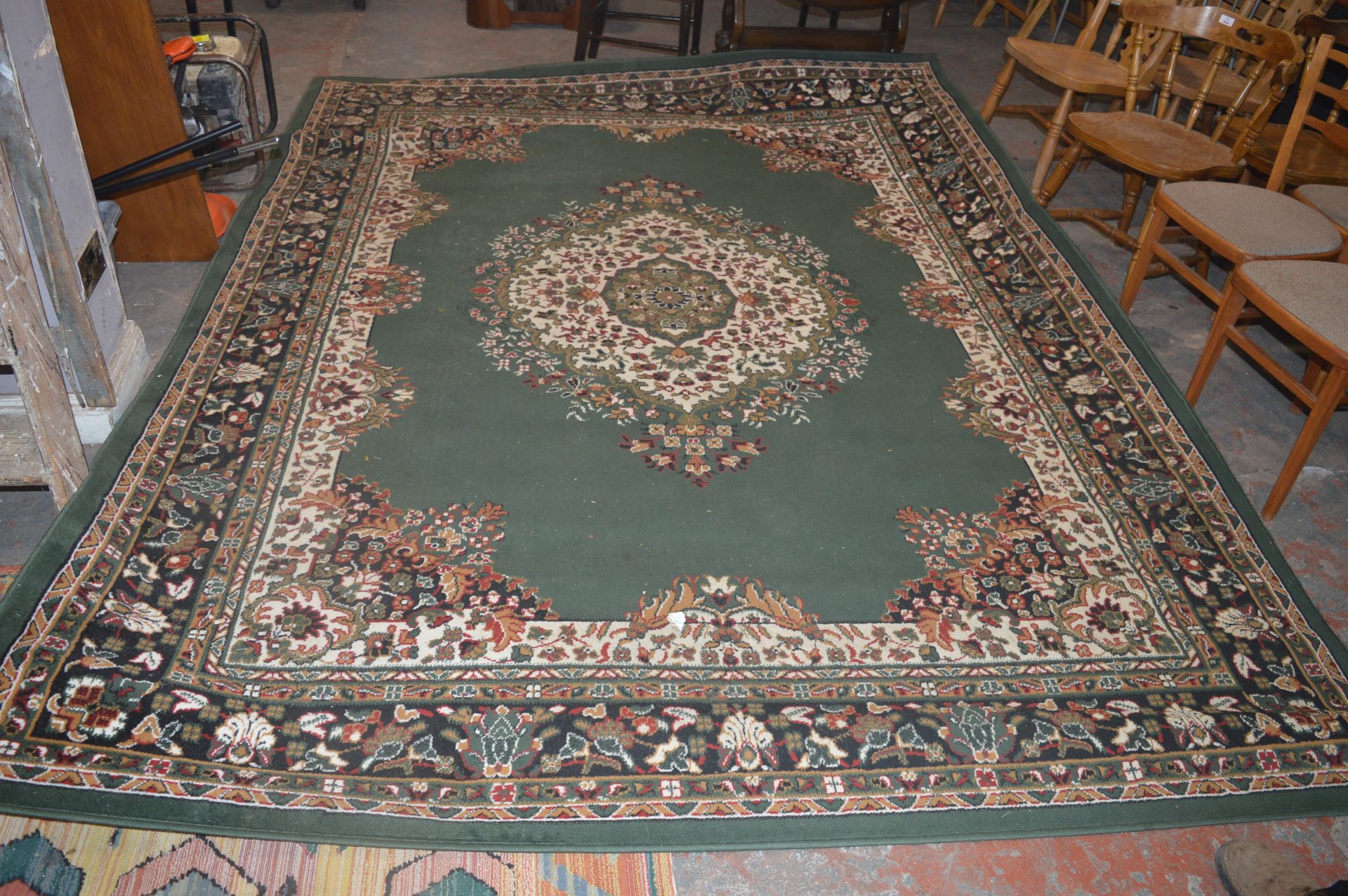 Green Rug by Home Make 241x320cm