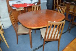 Retro G-Plan Dining Table and Four Chairs