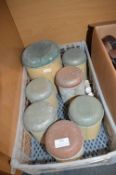 Seven Vintage Storage Tins