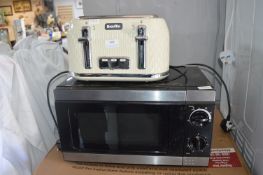 Breville Toaster and a Microwave Oven