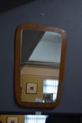 1960's Teak Framed Mirror