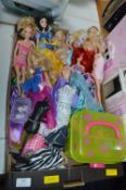 Barbie Dolls, Poliy Pockets, etc.