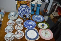 Decorative China; Blue & White Plates, Royal Worce