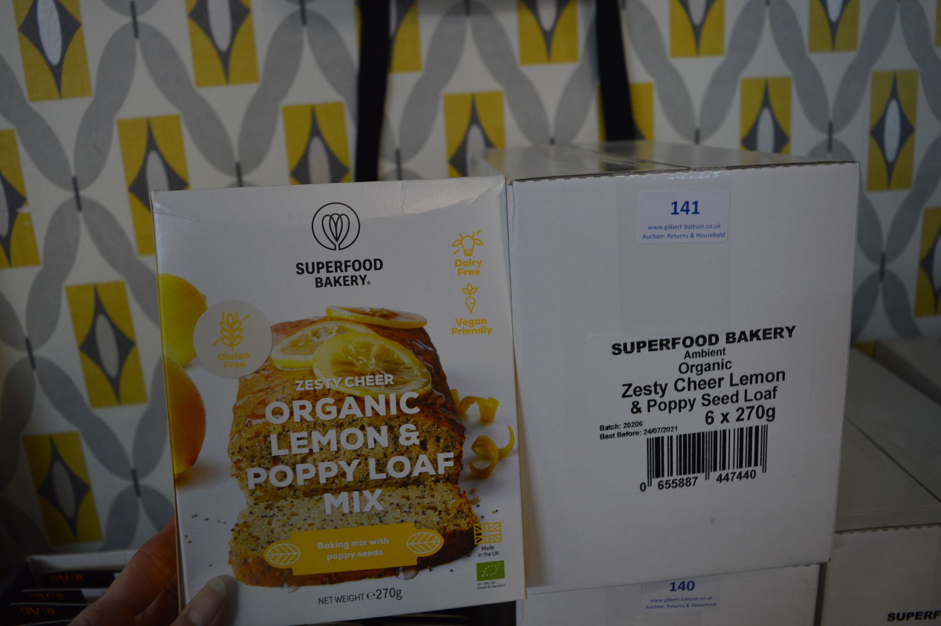 6x Organic Lemon & Poppy Loaf Mix
