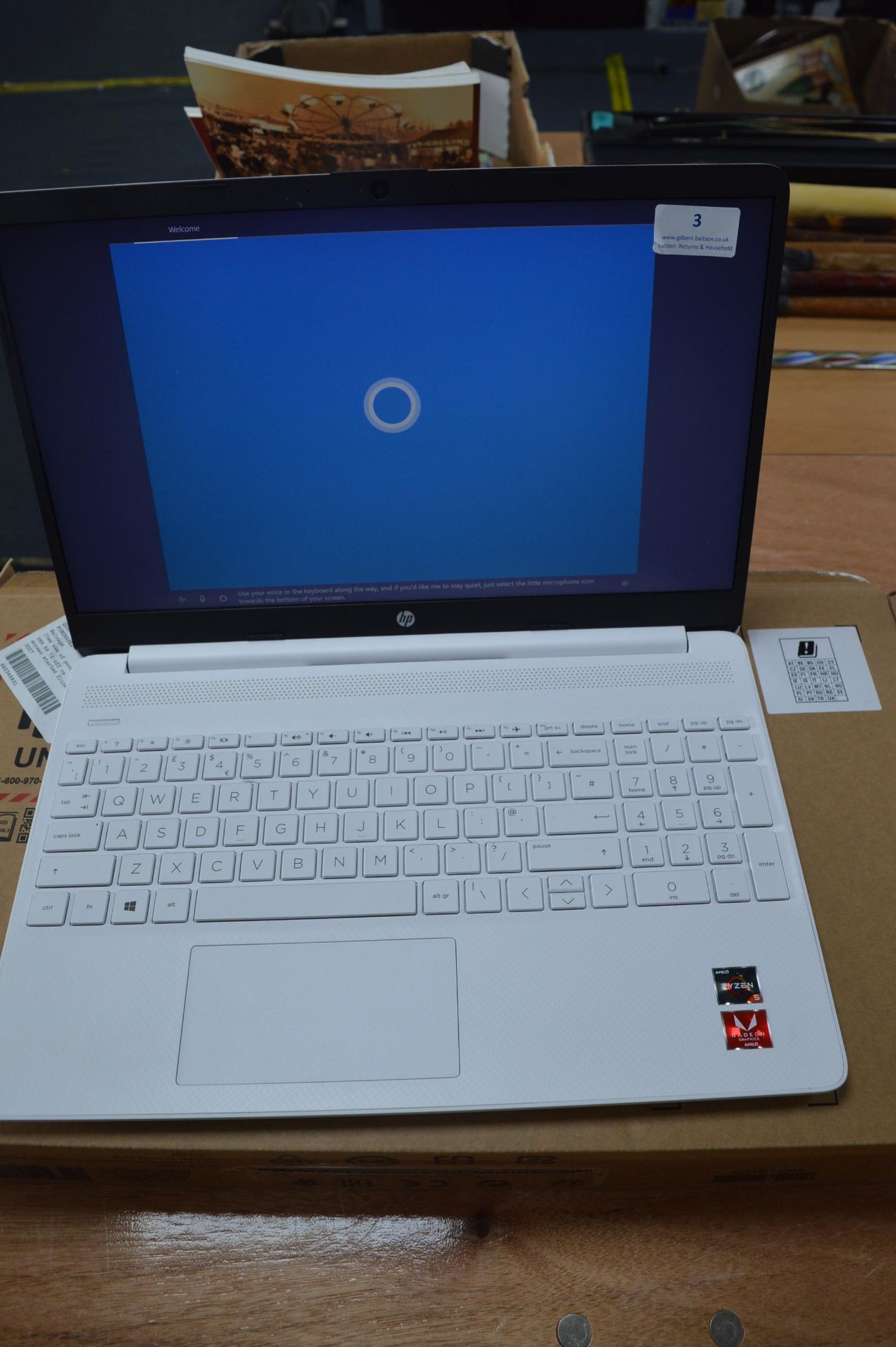 *HP 15" Notebook 8GB RAM, 256GB SSD - Image 3 of 3