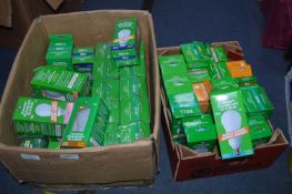 Two Boxes of Energy Efficient Light Bulbs
