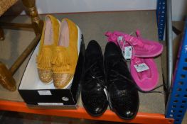 Three Pairs of New Ladies Shoes (Assorted Sizes)