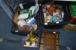 Two Boxes of Household Goods, Decorative Items, Pi