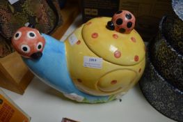 Snail Biscuit Barrel