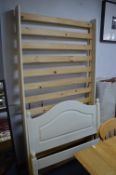 Cream Painted Single Bed Frame