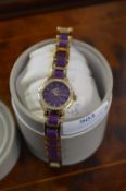 Radley Ladies Purple & Gilt Wristwatch