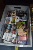 Crate of DVDs and Videos