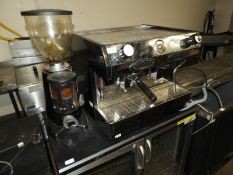 *Francino Two Group Espresso Coffee Machine with Grinder
