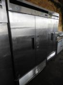 *Stainless Steel Double Door Freezer MBF8183