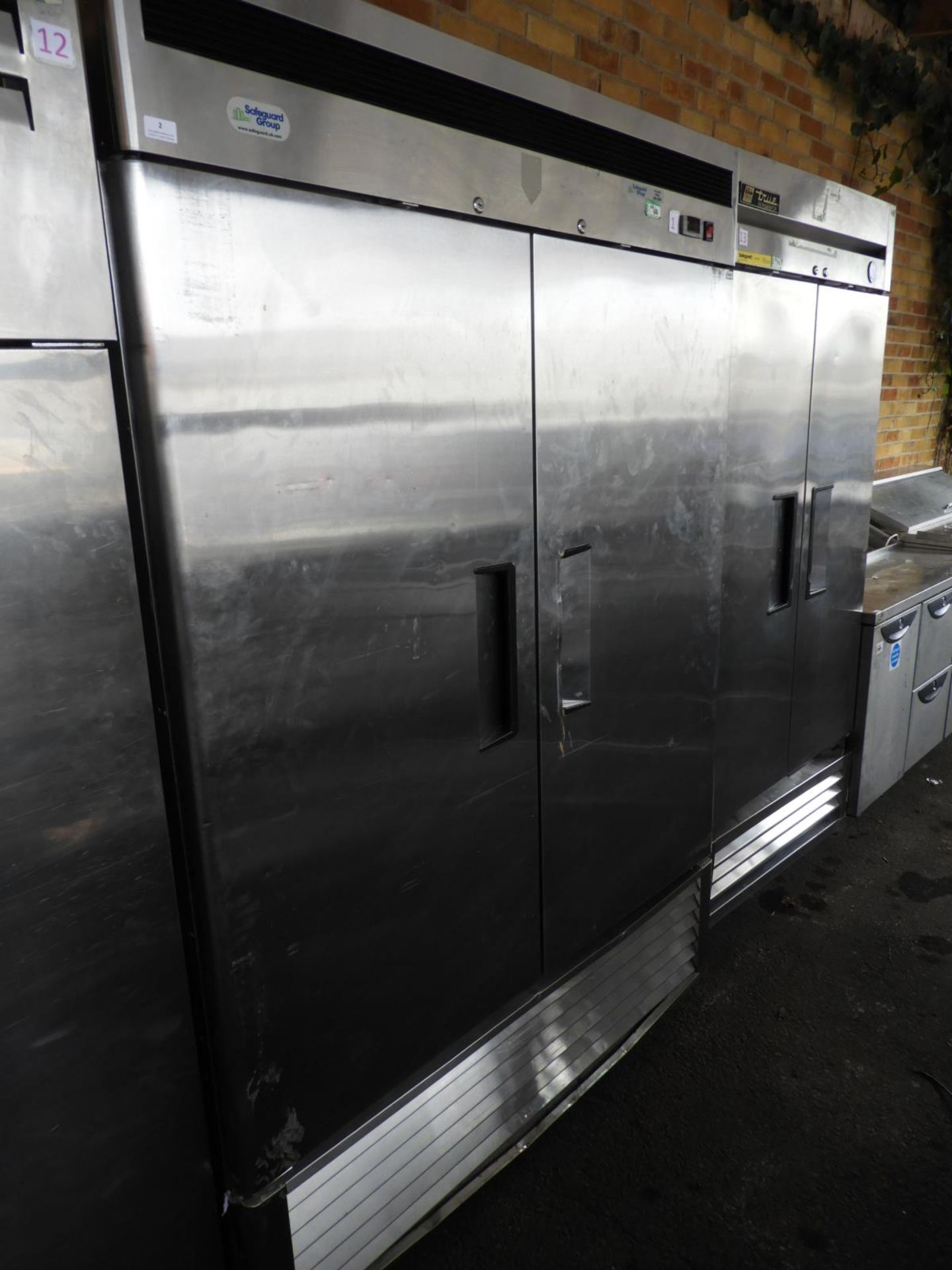 *Stainless Steel Double Door Freezer MBF8183