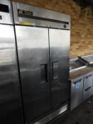 *True Refrigeration Stainless Steel Double Door Refrigerator T35