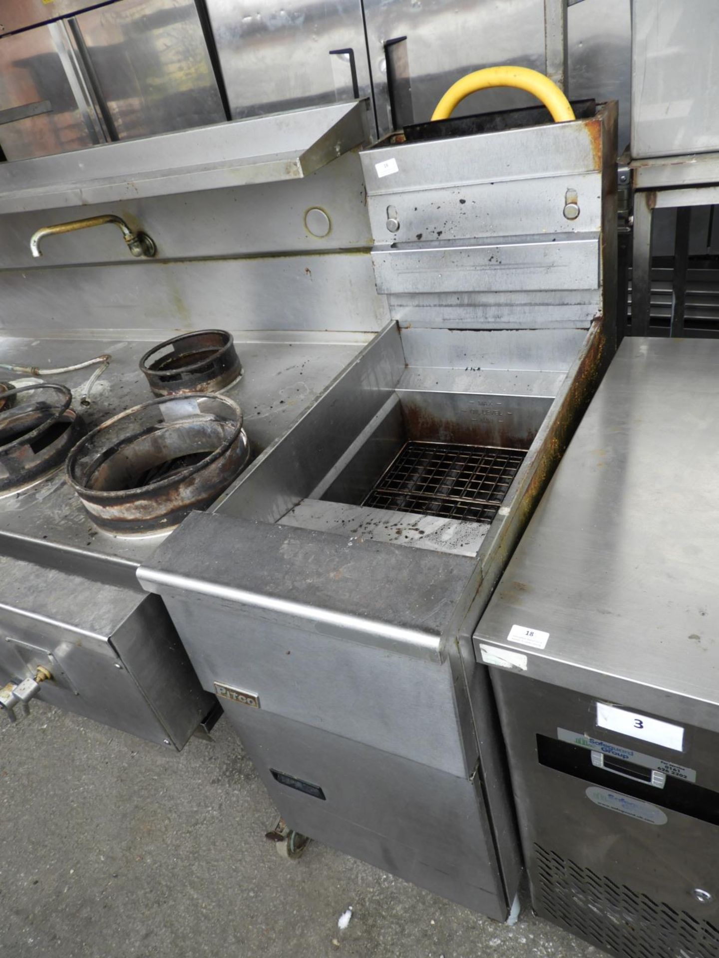 *Pitco SG14 Gas Fired Fryer