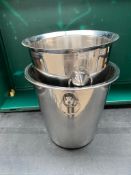 25 x s/s ice bucket Collection From Waltham Abbey - EN9 1FE on 19th and 20th May 9am till 3pm