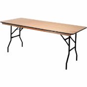 8 x Brand New 6ft by 2t 6inch trestle table Collection From Grantham NG32 2AG on 19th and 20th May