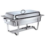 5 x chafing dish - Frame, base and lid - No insert Collection From Grantham NG32 2AG on 19th and