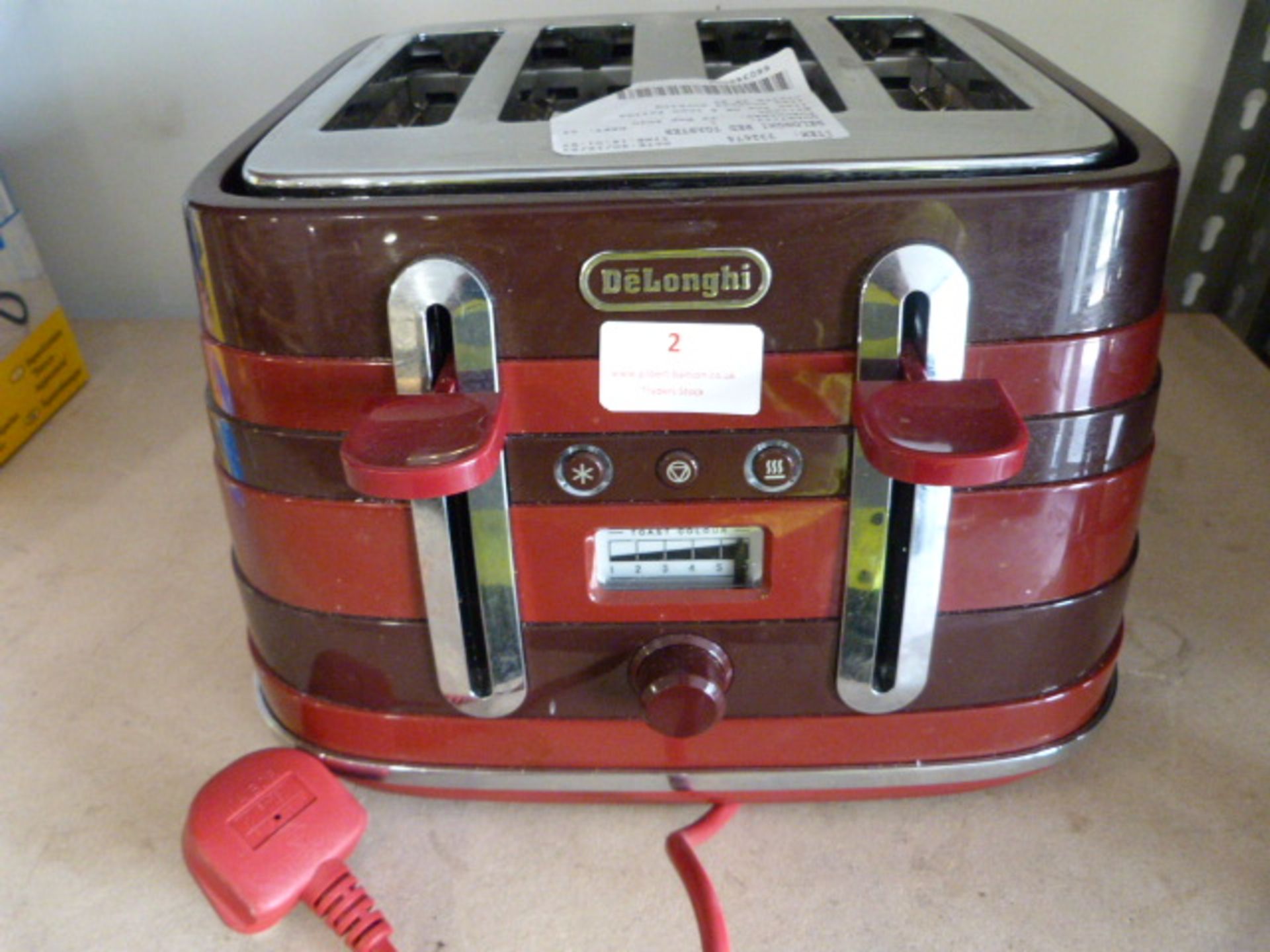 *Delonghi Red Toaster