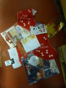*Box Containing Christmas Stocking, Cards, Bags, R