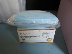 *Box of 50 AAA+ Disposable Respirators