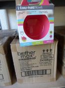 *2 Boxes of 2 Easy Hold Bowls (Pink & Green)