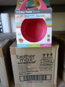 *2 Boxes of Easy Hold Bowls (Pink & Green)