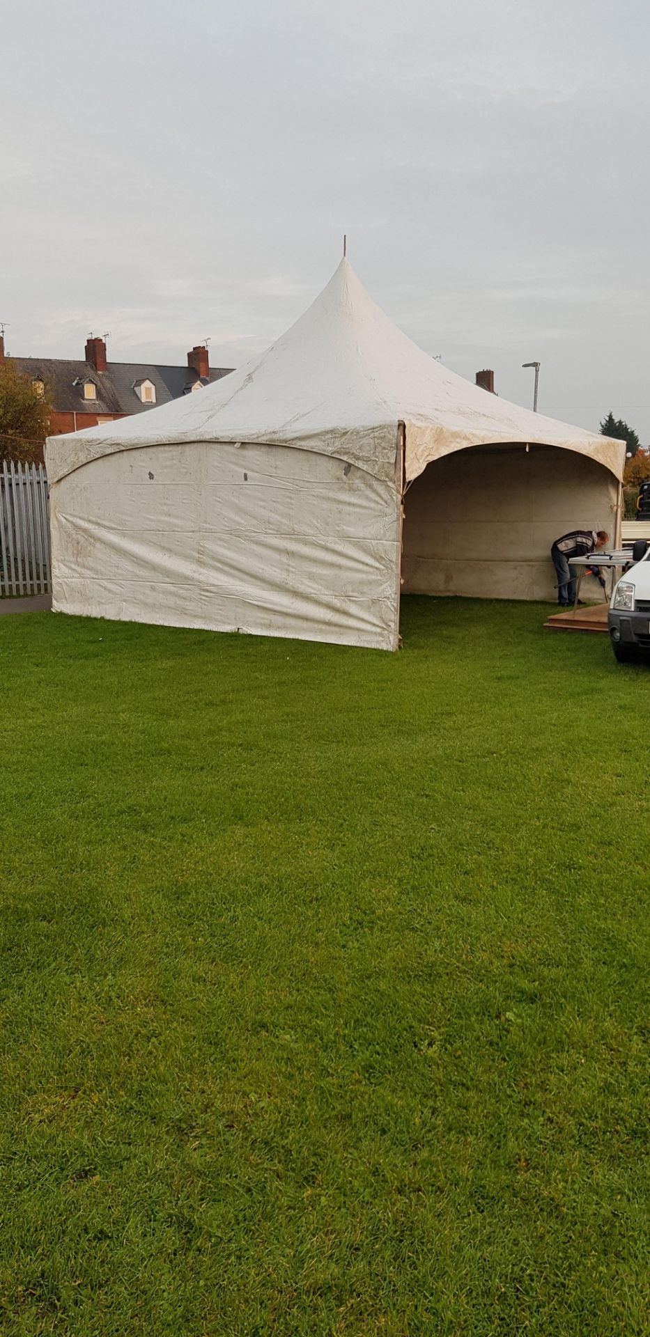 6m x 6m aluminum marquee - Located in Sheffield full details will be given to successful bidder