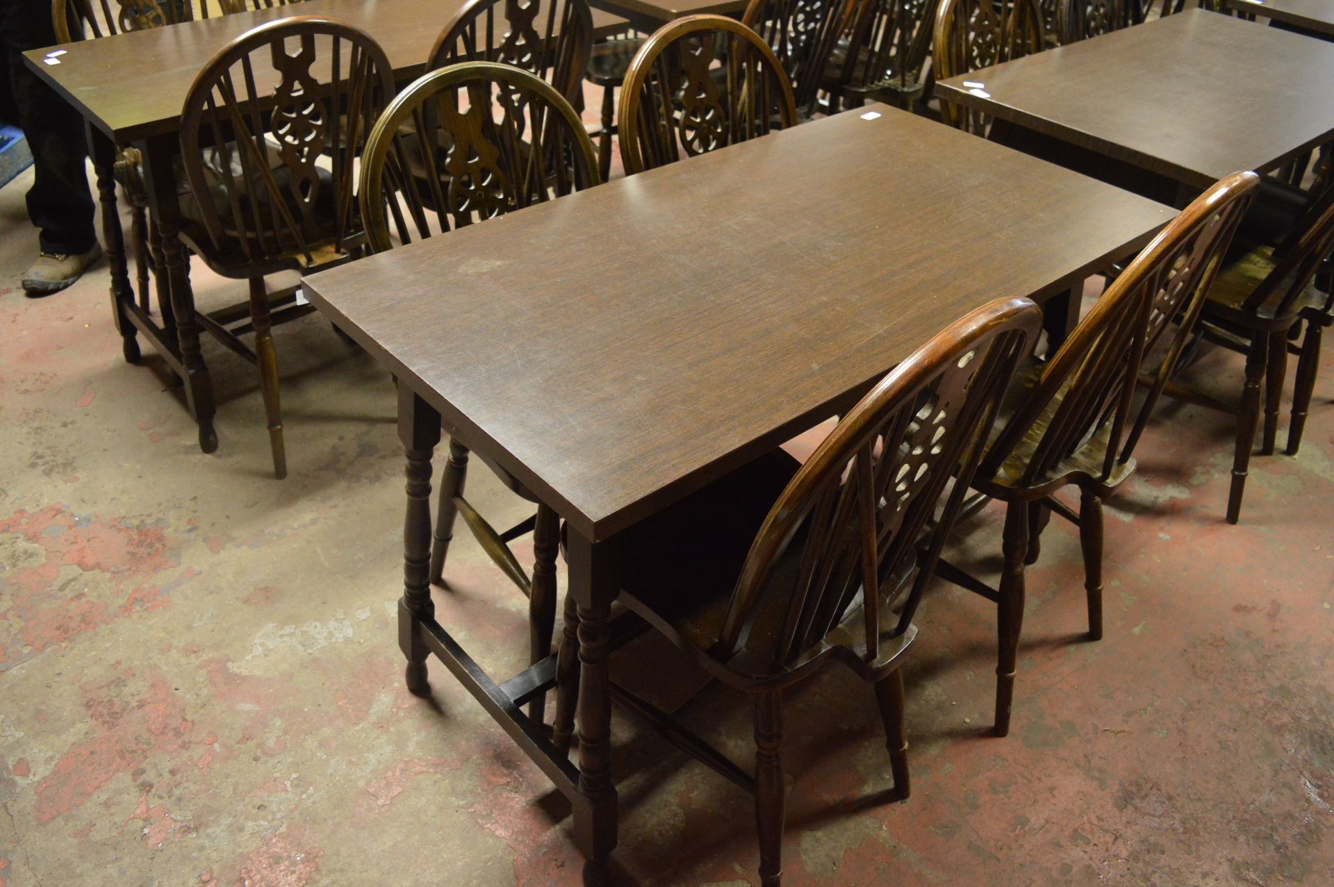 Dining Table with Four Chairs