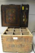 *John Smith's Wooden Crate and Two Decorative Wood