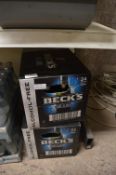 *Two Boxes of Beck's Blue Alcohol Free Beer