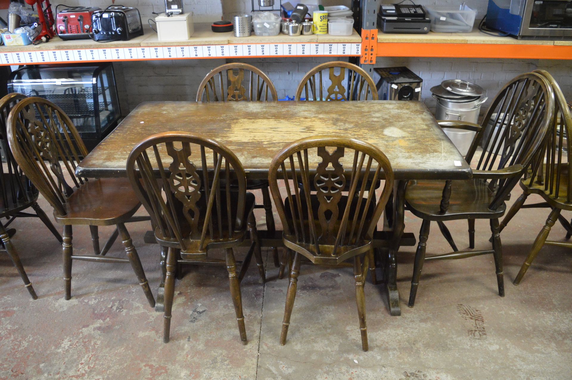 Dinging Table with Six Chairs