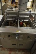 Pitco Frialator Three Phase Twin Deep Fat Fryer