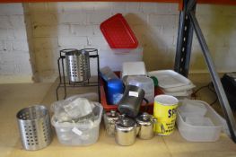 Plastic Storage Containers, Teapots, S/S Storage J