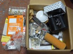 Box of Assorted Tools and Accessories
