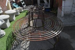 Wrought Iron Circular Tree Bench