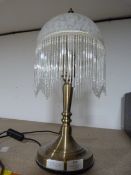 Antique Style Brushed Brass Table Lamp