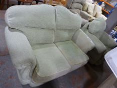 Two Seat Sofa and an Armchair