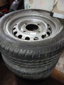 Three 5 Stud Steel Wheel 195/50X13 Tyres