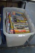 Large Tub of Trucking Magazines