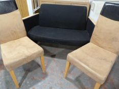 Small Two Seat Sofa and Two Chairs (AF)