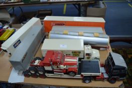 Large Plastic Toy Trucks, Tankers and Trailers